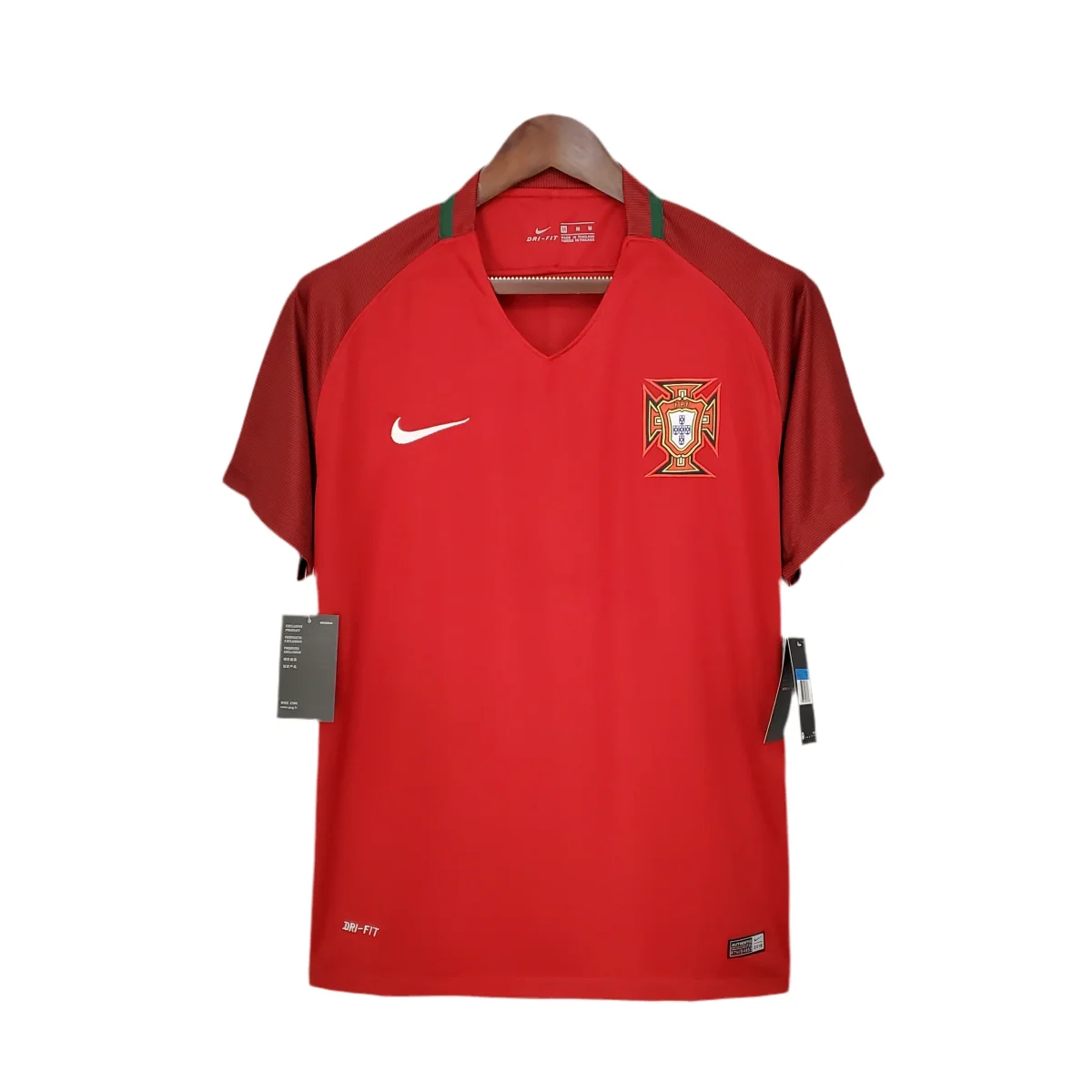 Camisola Portugal Retrô 2016 - Vermelha - Image 2