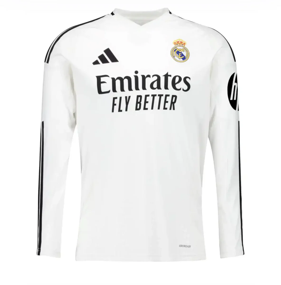 Camisola Manga Longa Real Madrid I 24/25 - Branco - Image 2