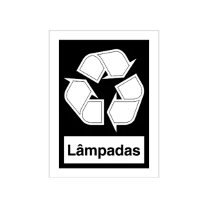 Sinalética Informação Lâmpadas - CQ0061