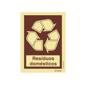 Sinalética Informação Resíduos Domésticos - IN1891