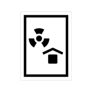 Sinalética Informação Embalagens: Proteger de Fontes Radioativas - EM0049