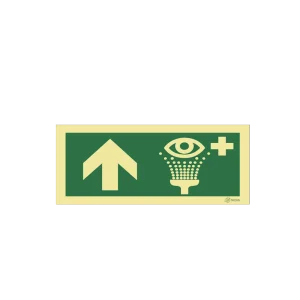 Sinalética Lava-Olhos de Emergência - Seta para Cima - E0201