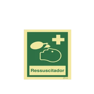 Sinalética Ressuscitador - E0288