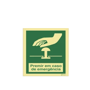 Sinalética Premir em Caso de Emergência - E0304