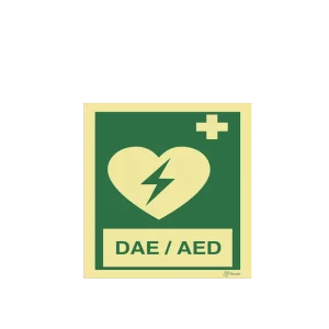 Sinalética DAE/ AED (Desfibrilhador) - E0308