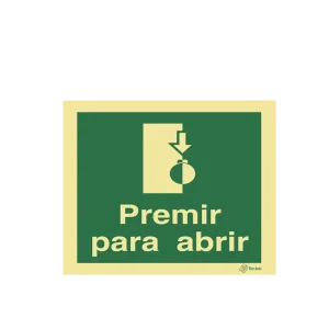 Sinalética Premir para Abrir - E0415