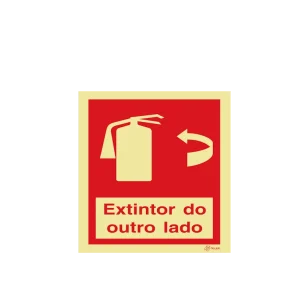 Sinalética Extintor do Outro Lado - I0016