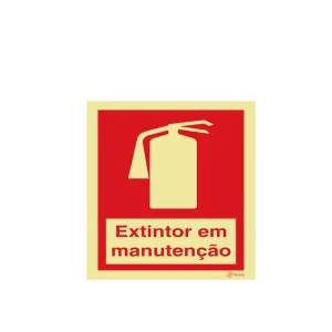 Sinalética Extintor em Manutenção - I0017