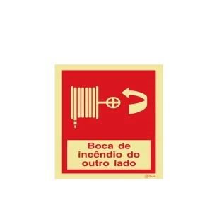 Sinalética Boca de Incêndio do Outro Lado - I0025