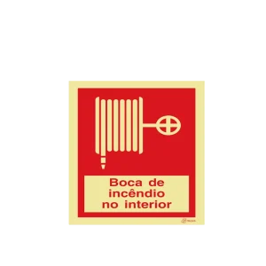Sinalética Boca de Incêndio no Interior - I0026