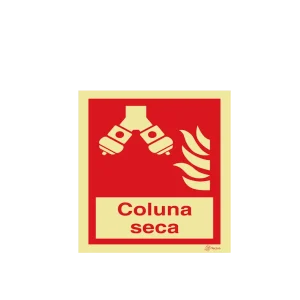 Sinalética Coluna Seca - I0236