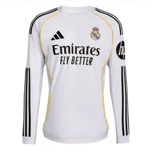 Camisola Real Madrid I 25/26 - Jogador Manga Longa