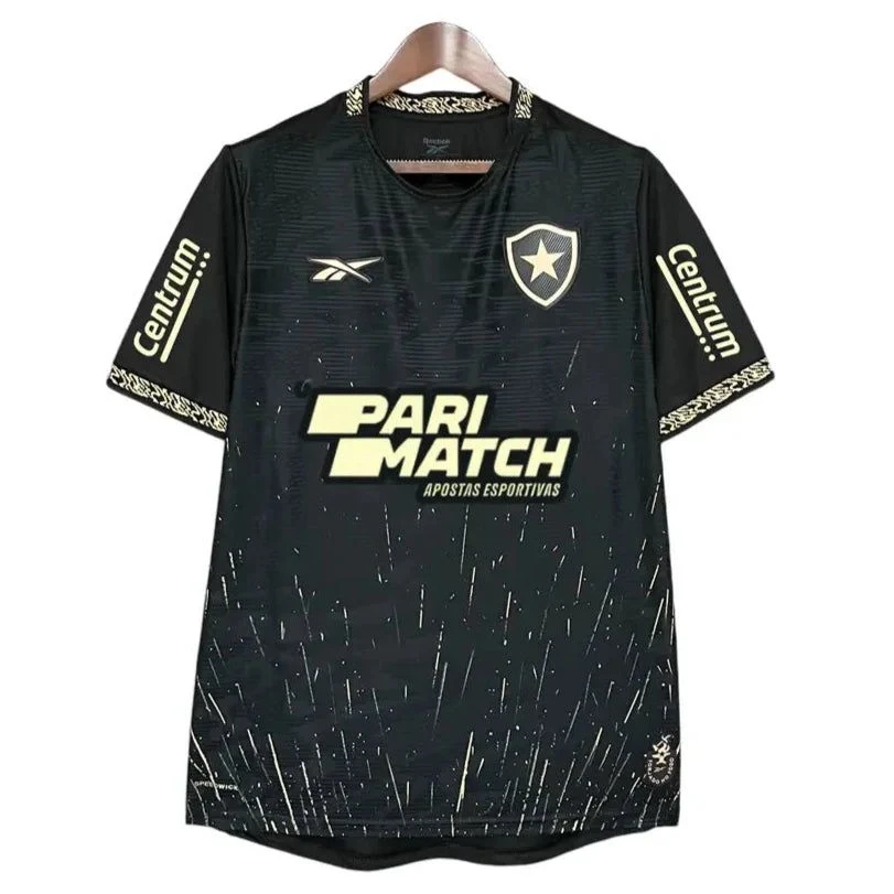 Camisola Botafogo II 24/25 com patrocínio - Preto e Dourado - Image 4