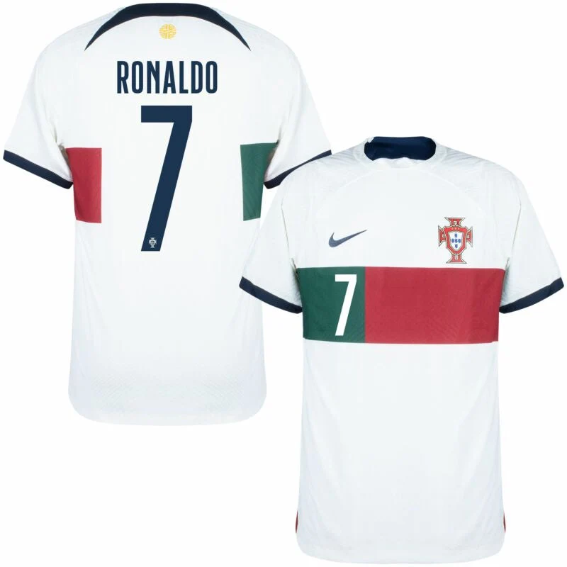 Camisola Portugal II 22/23 - Branco - Ronaldo #7 - Image 2