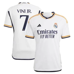 Camisola Real Madrid I [VINI JR #7] 23/24 - Branco