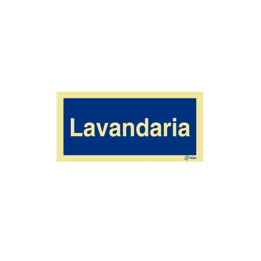 Sinal Lavandaria - IN0794