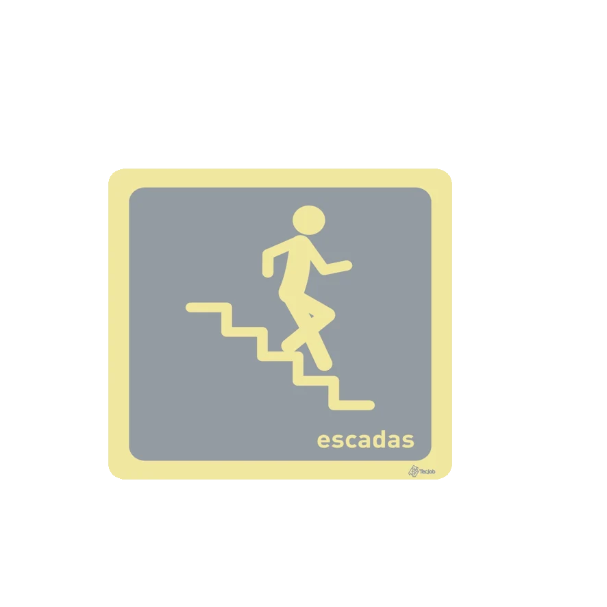 Sinalética Descer Escadas - IN0125