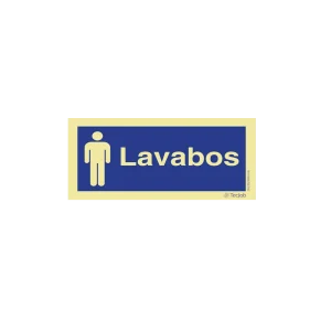 Sinalética Lavabos Masculino - IN0304