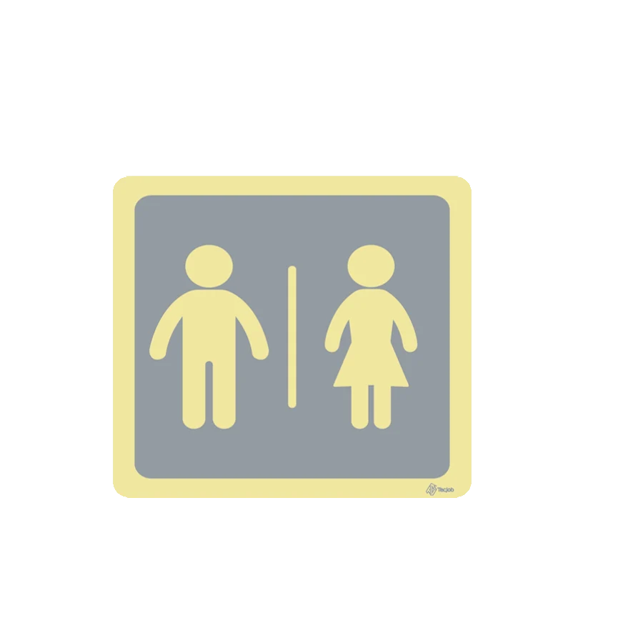 Sinalética Homem e Mulher - IN0102