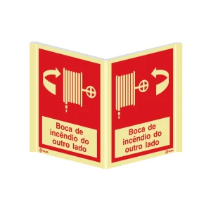 Sinalética Panorâmica Boca de incêndio do Outro Lado – PA0119
