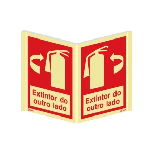 Sinalética Panorâmica Extintor do Outro Lado – PA0118
