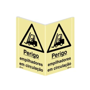 Sinalética Panorâmica Perigo Empilhadores em Circulação – PA0166