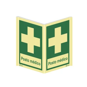 Sinalética Panorâmica Posto Médico Vertical – PA0037