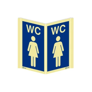 Sinalética Panorâmica WC Feminino – PA0181