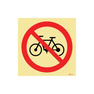 Sinalética Proibida Circulação de Bicicletas – PR0119