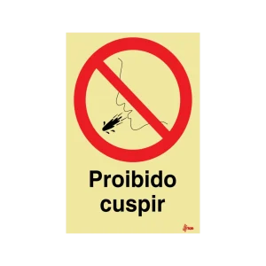 Sinalética Proibido Cuspir – PR0149
