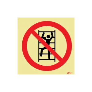 Sinalética Proibido Usar a Escada – PR0228