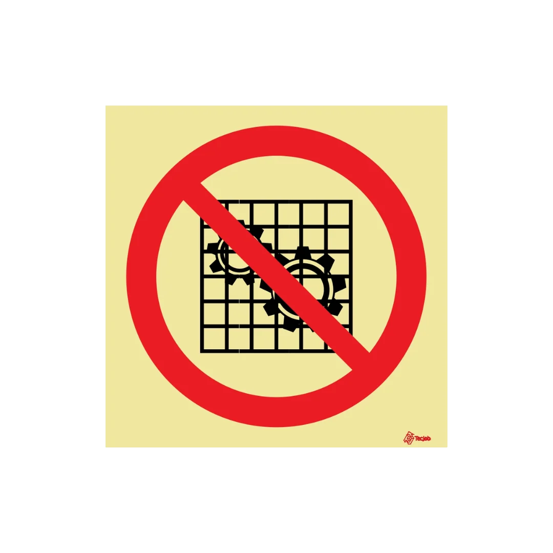 Sinalética Proibido Mexer no Dispositivo de Segurança – PR0168