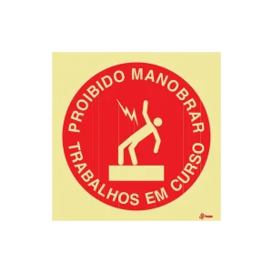 Sinalética Proibido Manobrar Trabalhos em Curso – PR0160
