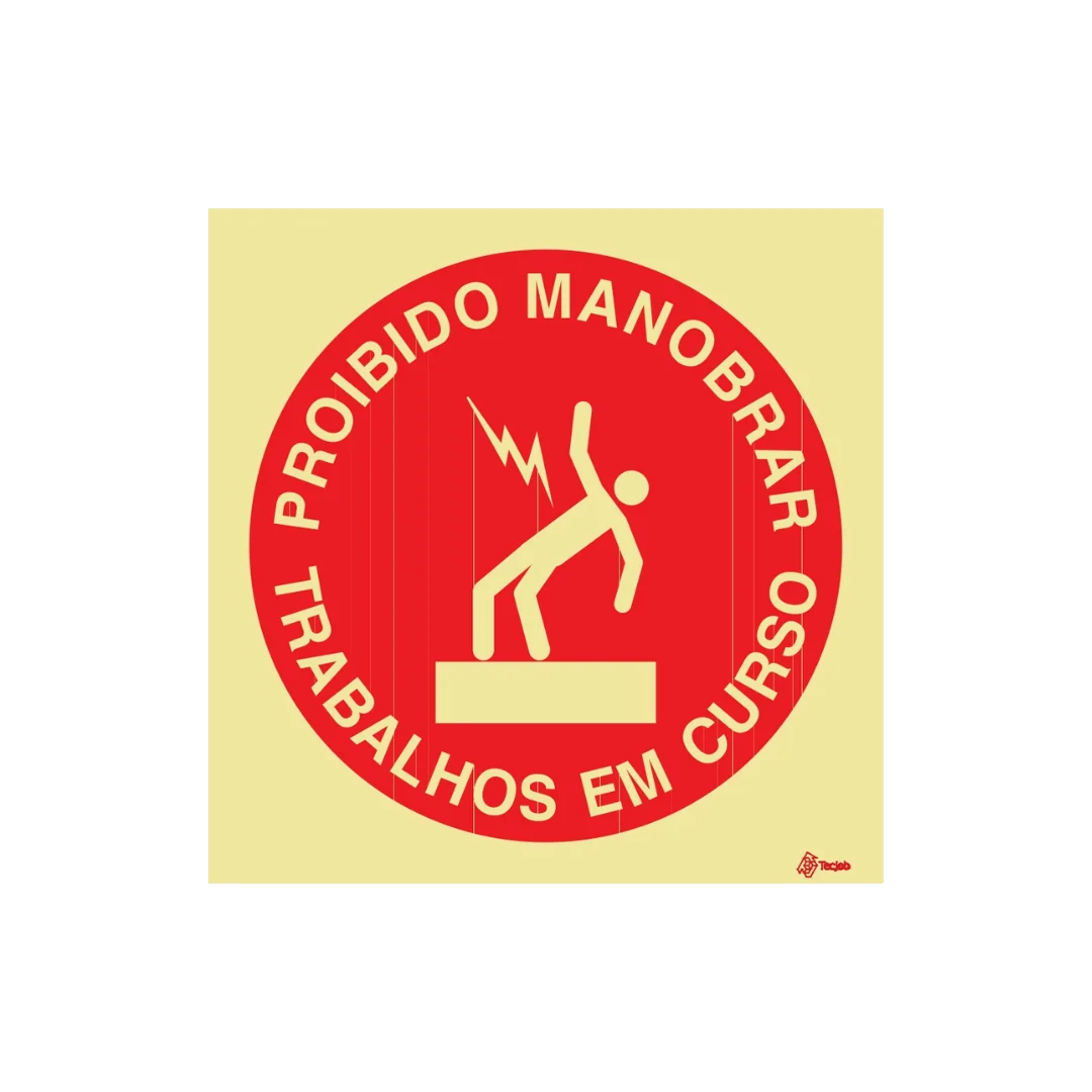 Sinalética Proibido Manobrar Trabalhos em Curso – PR0160 - Image 2