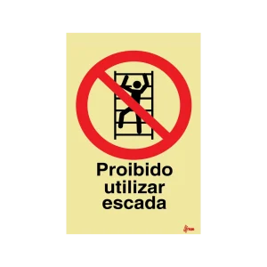 Sinalética Proibido Utilizar Escada – PR0262