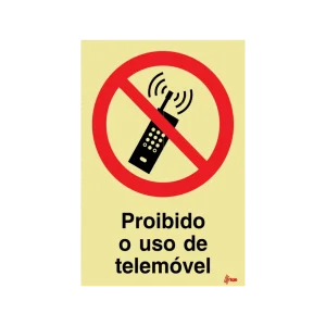 Sinalética Proibido o Uso de Telemóvel – PR0046