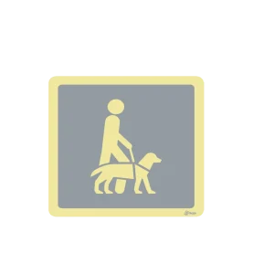 Sinalética Utilização Cão Guia - IN0149
