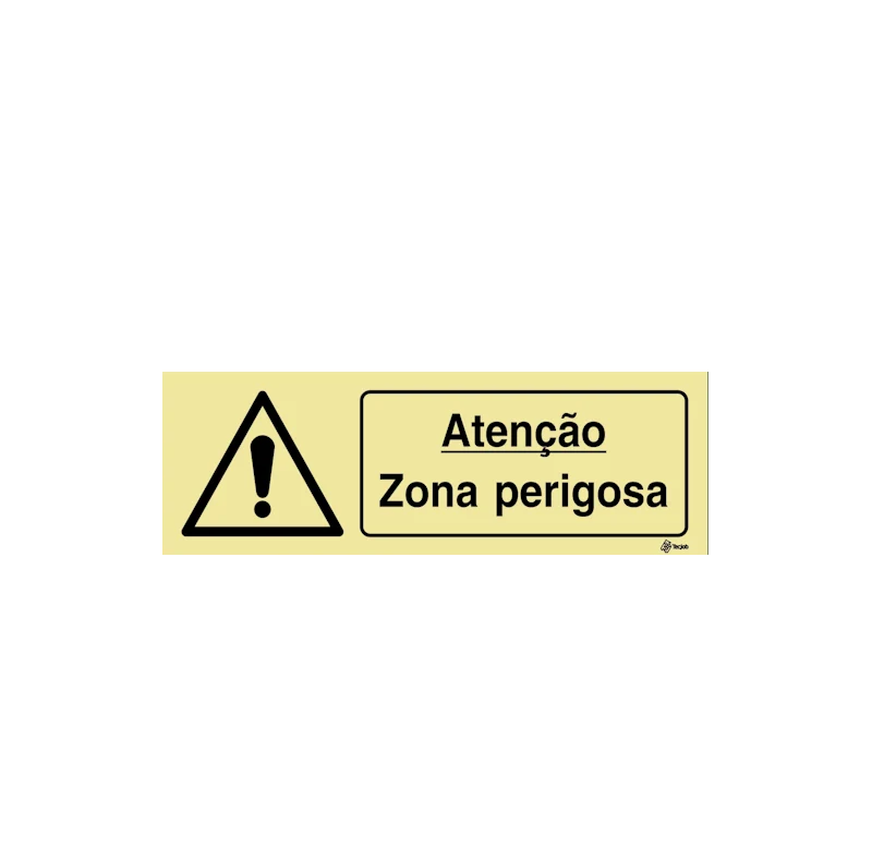 Sinalética Atenção Zona Perigosa - IS0403 - Image 2