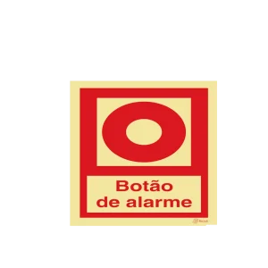 Sinalética Botão de Alarme - I0270