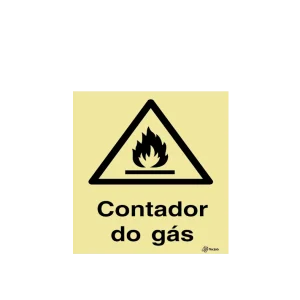 Sinalética Contador de Gás - IS0295