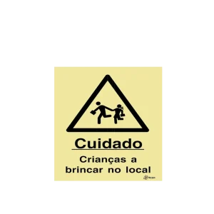 Sinalética Cuidado Crianças a Brincar no Local - IS0205