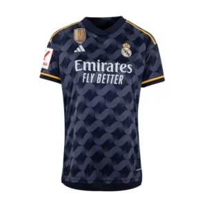 Camisola Feminina Real Madrid II 23/24 Com Patch - Preta