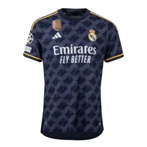 Camisola Real Madrid II 23/24 Com Patch - Masculina Preta