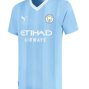 Camisola Manchester City I 23/24 - Azul e Branca