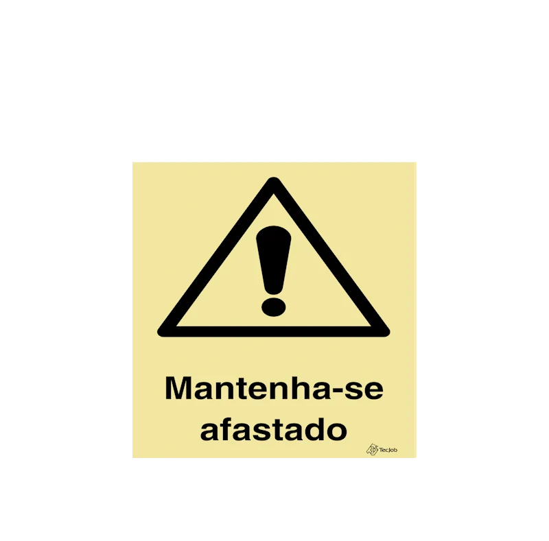Sinalética Mantenha-se Afastado - IS0494