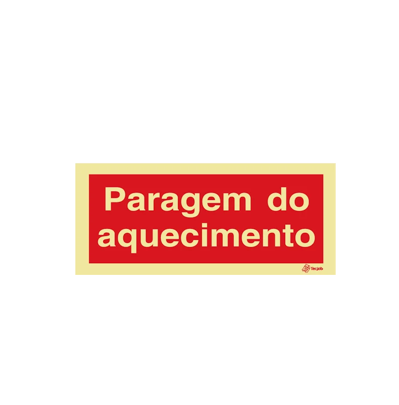 Sinalética Paragem de Aquecimento - I0642 - Image 2