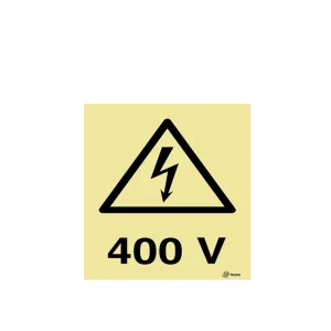 Sinalética Perigo 400V - IS0148