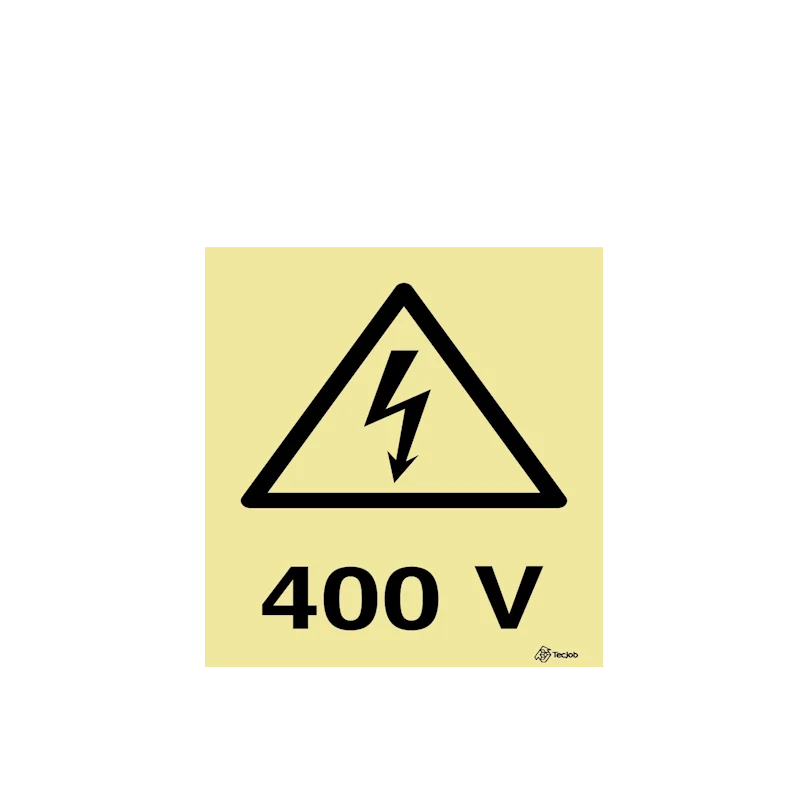 Sinalética Perigo 400V - IS0148 - Image 2