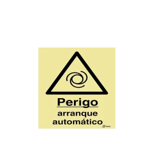 Sinalética Perigo Arranque Automático - IS0240