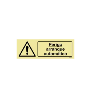 Sinalética Perigo Arranque Automático - IS0407